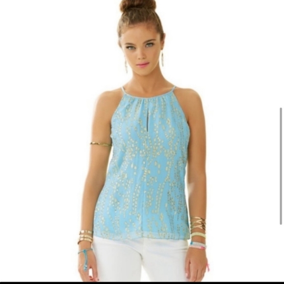 Lilly Pulitzer Tops - NWT Lilly Pultizer Del Mar Silk Top